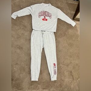 Gray Cardinals Sweatshirt and Joggers Set